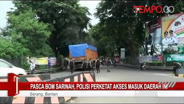 Pasca Bom Sarinah, Polisi Perketat Akses Masuk Daerah Ini