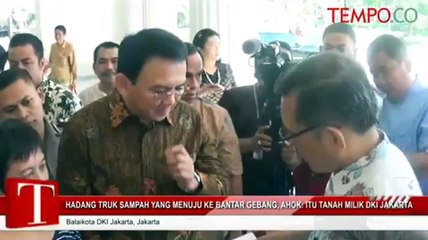 Padang Truk Sampah Menuju Bantar Gebang, Ahok: Itu Tanah Milik DKI Jakarta