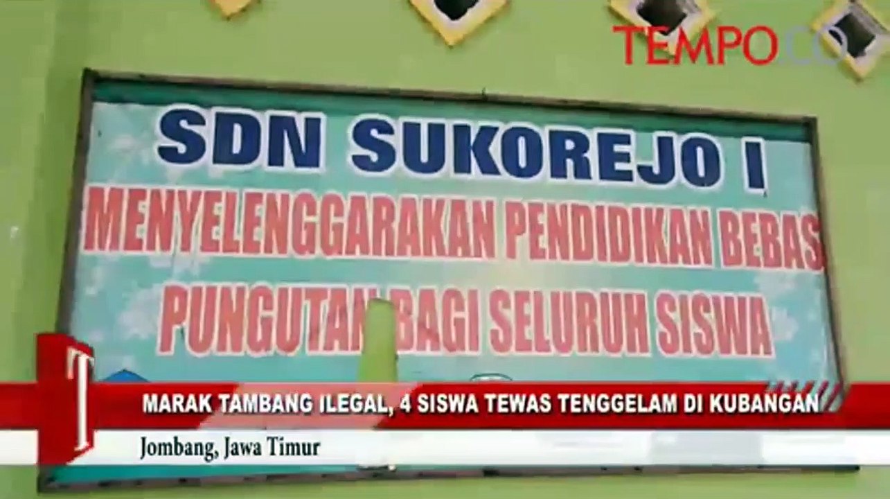 Marak Tambang Ilegal, 4 Siswa Tewas Tenggelam di Kubangan