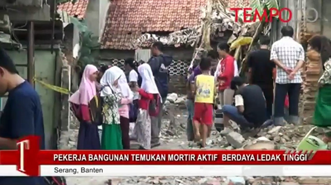 Pekerja Bangunan Temukan Mortir Aktif Berdaya Ledak Tinggi