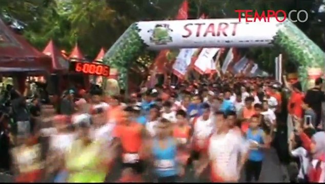 Ribuan Peserta Ikuti Lomba Lari 10K Candi ke Candi