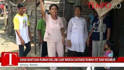 Dana Bantuan Belum Cair Warga Datangi Rumah RT dan Mengamuk