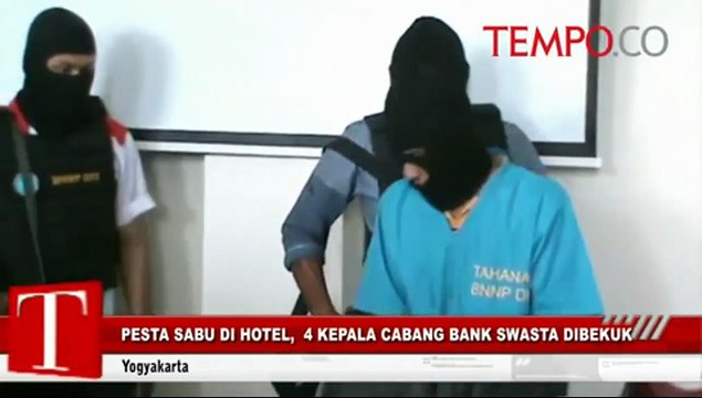 Pesta Sabu di Hotel Berbintang, 4 Kepala Cabang Bank Dibekuk