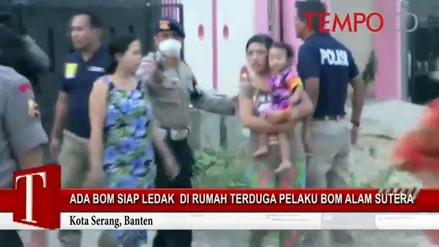 Ada Bom Siap Ledak di Rumah Terduga Pelaku Bom Mal Alam Sutera
