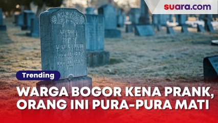 Warga Bogor Kena Prank, Pria Hidup Lagi di Peti Jenazah Ternyata Pura-pura Mati