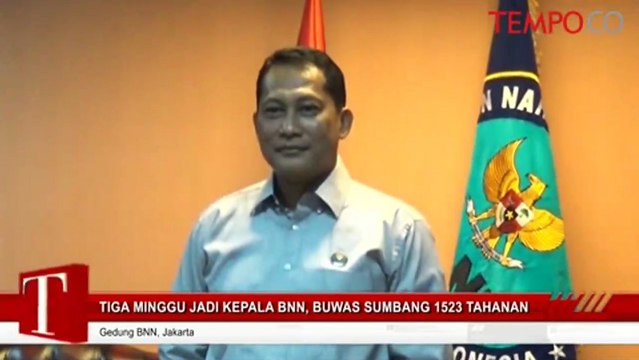 Tiga Minggu Jadi Kepala BNN, Budi Waseso Sumbang 1.523 Tahanan