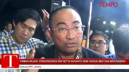 Firman Wijaya: Pengunduran Diri Novanto demi MKD dan Masyarakat