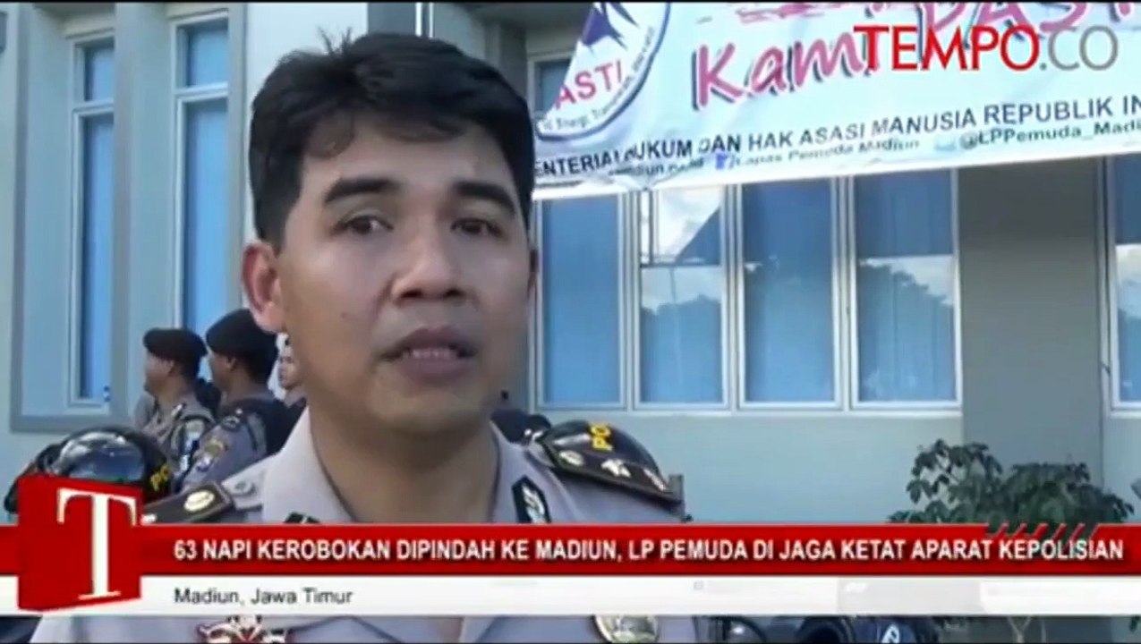 Dijaga Ketat, Pemindahan 63 Napi LP Kerobokan k...