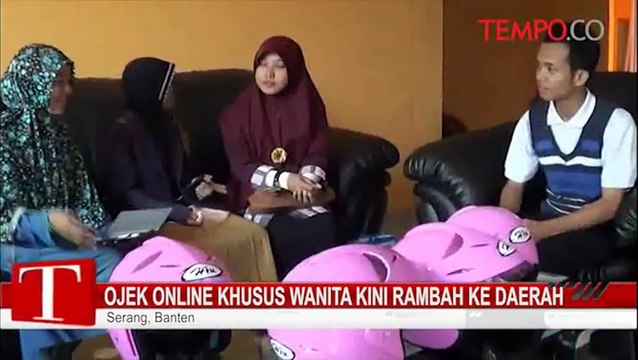 Ojek Online Khusus Wanita Kini Rambah Ke Daerah