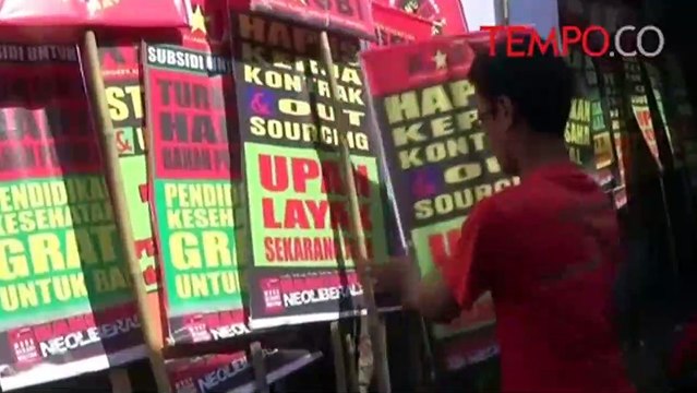 Ribuan Buruh Siap Kepung Istana, Begini Persiapannya