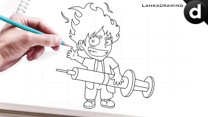 how to draw luffy one piece to be a doctor