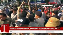 Peringati Sumpah Pemuda, Mahasiswa Ricuh Dengan Satpol PP