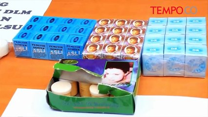 Polisi Gagalkan Distribusi Ribuan Kosmetik Ilegal