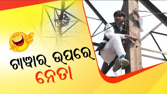 News Fuse | AAP leader climbs transmission tower after being denied ticket for MCD polls