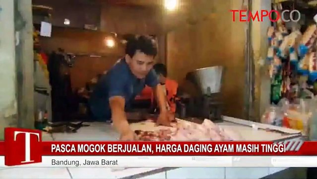 Pasca Mogok Berjualan, Harga Daging Ayam Masih Tinggi