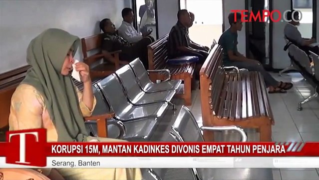 Korupsi 15M, Mantan Kadinkes Divonis Empat Tahun Penjara