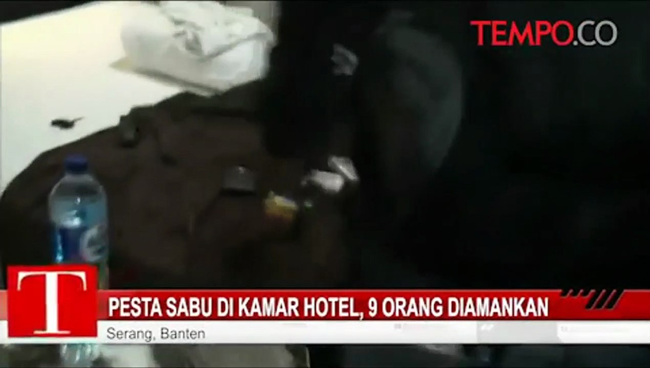 Pesta Sabu di Kamar Hotel, 9 Orang Diamankan