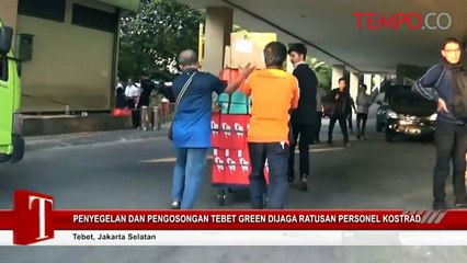 Penyegelan dan Pengosongan Tebet Green Dijaga Ratusan Personel Kostrad