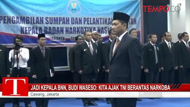 Jadi Kepala BNN, Budi Waseso: Kita Ajak TNI Berantas Narkoba