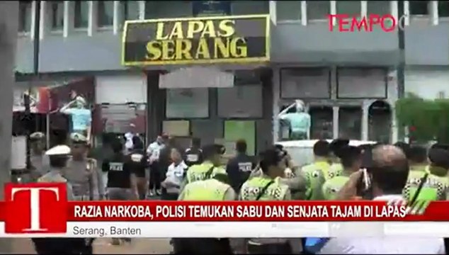 Razia Narkoba, Polisi Temukan Sabu dan Senjata Tajam di Lapas