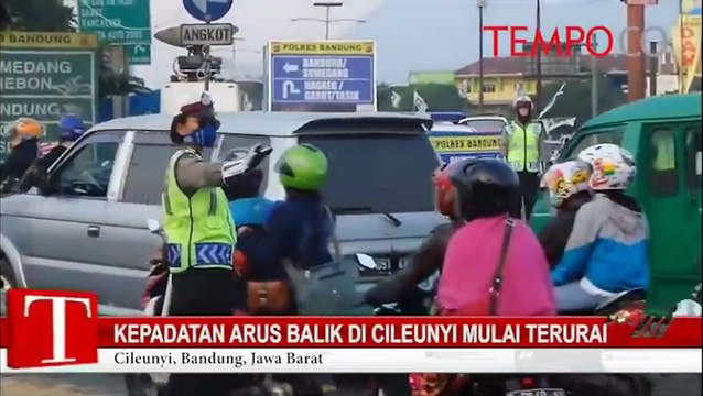 Kepadatan Arus Balik di Cileunyi Mulai Terurai