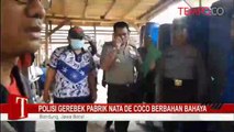 Polisi Gerebek Pabrik Nata De Coco Berbahan Bahaya