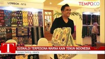Gusnaldi Terpesona Warna Kain Tenun Indonesia