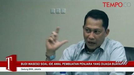 Budi Waseso soal Ide Awal Pembuatan Penjara yang Dijaga Buaya