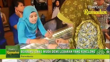 Berburu Emas Muda Demi Lebaran yang Kinclong