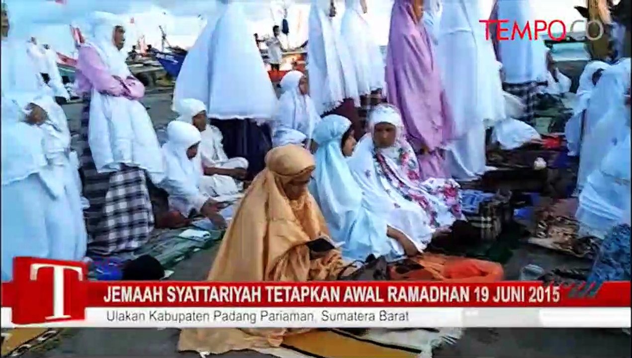 Jemaah Syattariyah Tetapkan Awal Ramadhan 19 Juni 2015