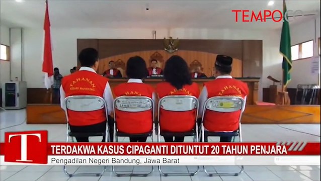 Terdakwa Kasus Cipaganti Dituntut 20 Tahun Penjara