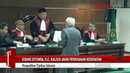 Sidang Ditunda, O.C. Kaligis Akan Periksakan Kesehatan