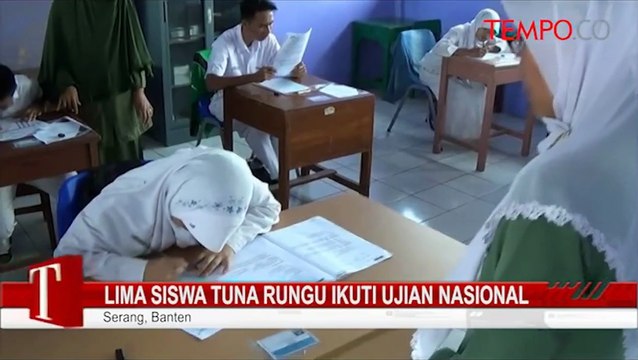 Lima-Siswa-Tuna-Rungu-Ikuti-Ujian-Nasional.flv