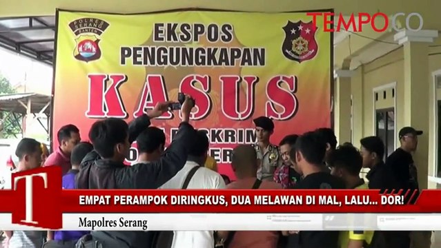Empat Perampok Diringkus, Dua Melawan di Mal, lalu... Dor!