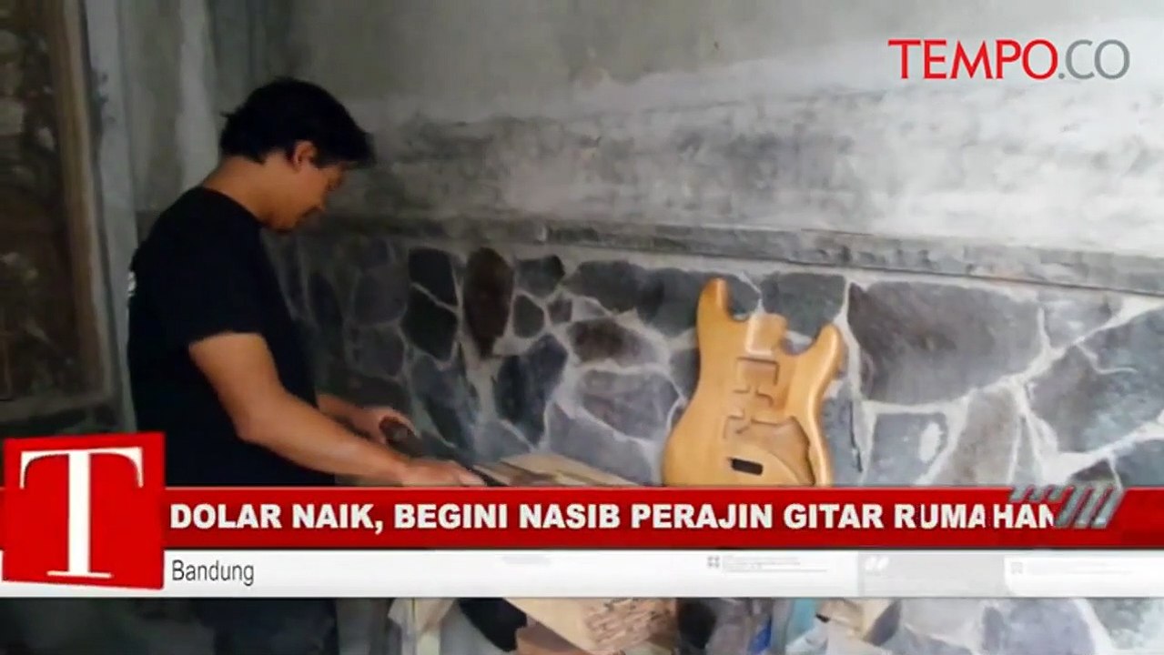 Dolar Naik, Begini Nasib Perajin Gitar Rumahan