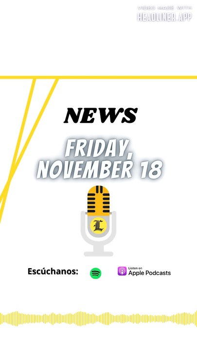 News Friday 18 november