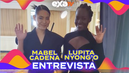 Lupita Nyong'o y Mabel cadena en entrevista // EXA tv