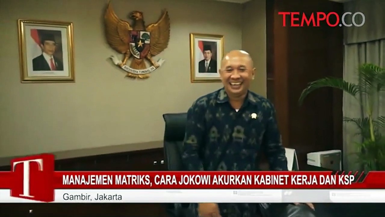 Manajemen Matriks, Cara Jokowi Akurkan Kabinet Kerja dan KSP