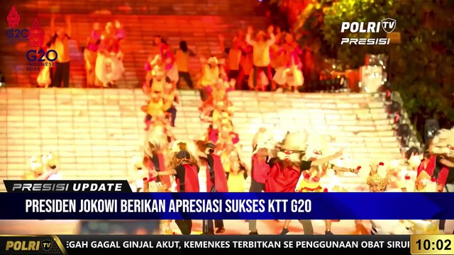 PRESISI UPDATE 10.00 WIB : Presiden Jokowi Apresiasi Sukses KTT G20