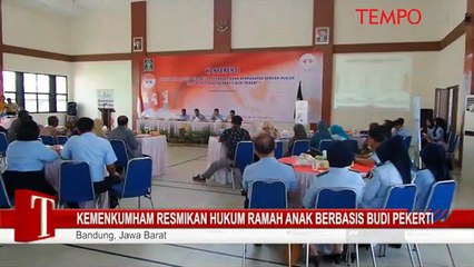 Kemenkumham Resmikan Hukum Ramah Anak Berbasis Budi Pekerti
