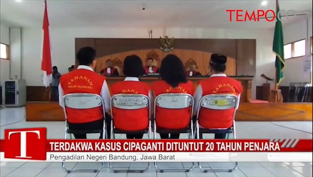Terdakwa Kasus Cipaganti Dituntut 20 Tahun Penjara