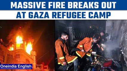 Gaza: Fire erupts at Jabaliya refugee camp fire;  at least 21 killed | Oneindia News*International