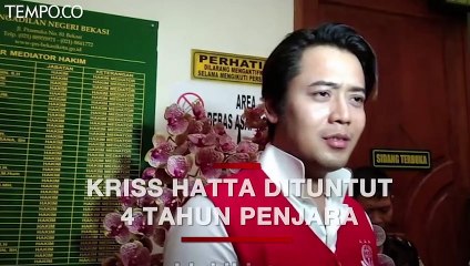 Begini Tanggapan Kriss Hatta Setelah Dituntut 4 Tahun