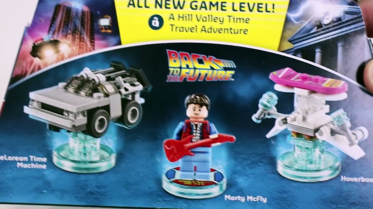 Lets Build & Play LEGO Dimensions #5- Going Back to the Future (DeLorean Time Machine & Hoverboard)