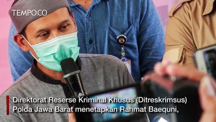 Polda Jawa Barat Tetapkan Rahmat Baequni Tersangka