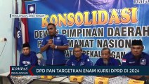 DPD PAN Targetkan Enam Kursi DPRD di 2024