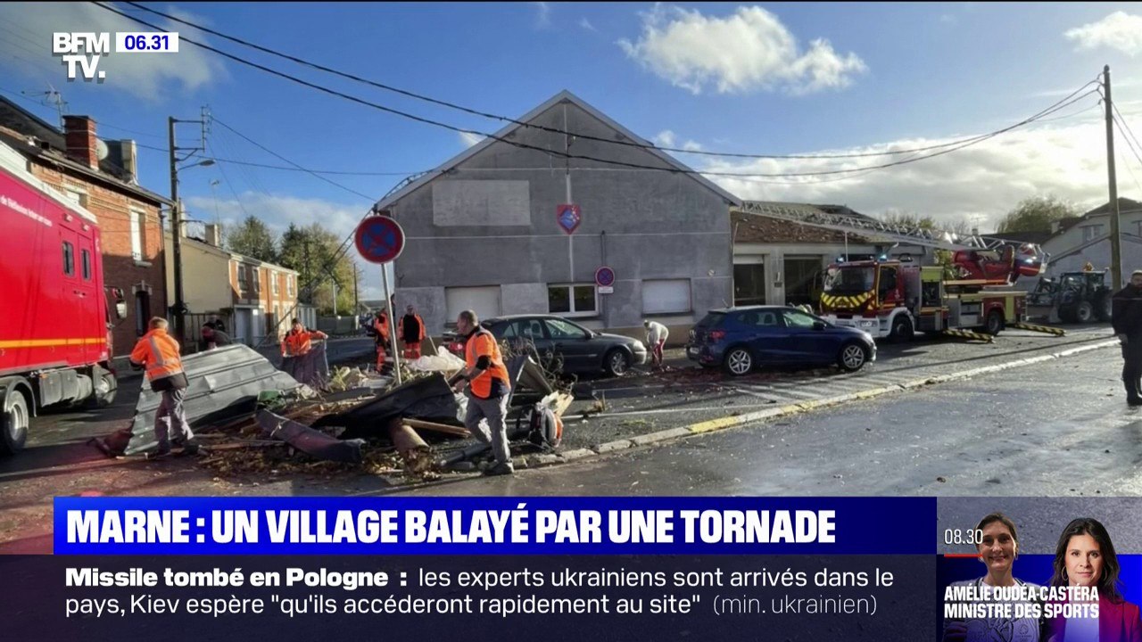 La commune de Suippes dans la Marne frappée par une tornade