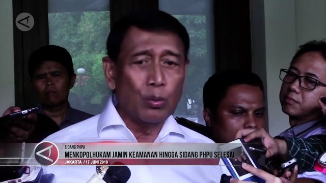 Menkopolhukam Jamin Keamanan Hingga Sidang Gugatan Pilpres Usai
