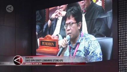 Di Sidang MK, Saksi Kubu Prabowo-Sandi Soroti Lemahnya Situng KPU