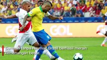 Taklukkan Peru 5-0, Brasil ke Perempat Final Copa America